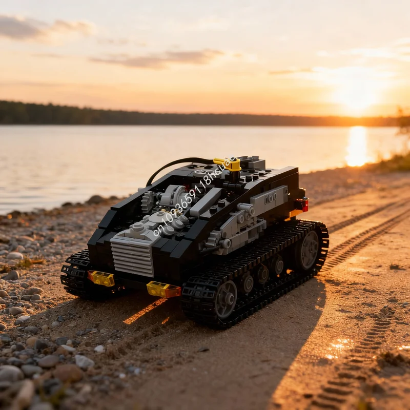 

459 деталей MOC: Механический многофункциональный ровер, техническая модель, конструктор, рождественский подарок, игрушка для самостоятельной сборки, креативная идея