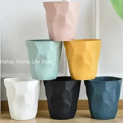 Creative Irregular Trash Can Bathroom Waste Garbage Bin Household Toilet Bin Home Rubbish Can for Kitchen Bathroom Garbage