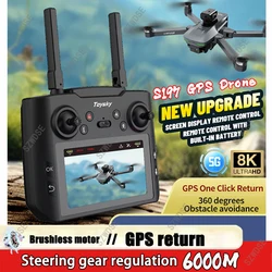 2025 New S197 Drone with Screen Remote Control 5G WIFI GPS 8k Professional Camera FPV Dron RC Quadcopter Camera Helicopter 6000M