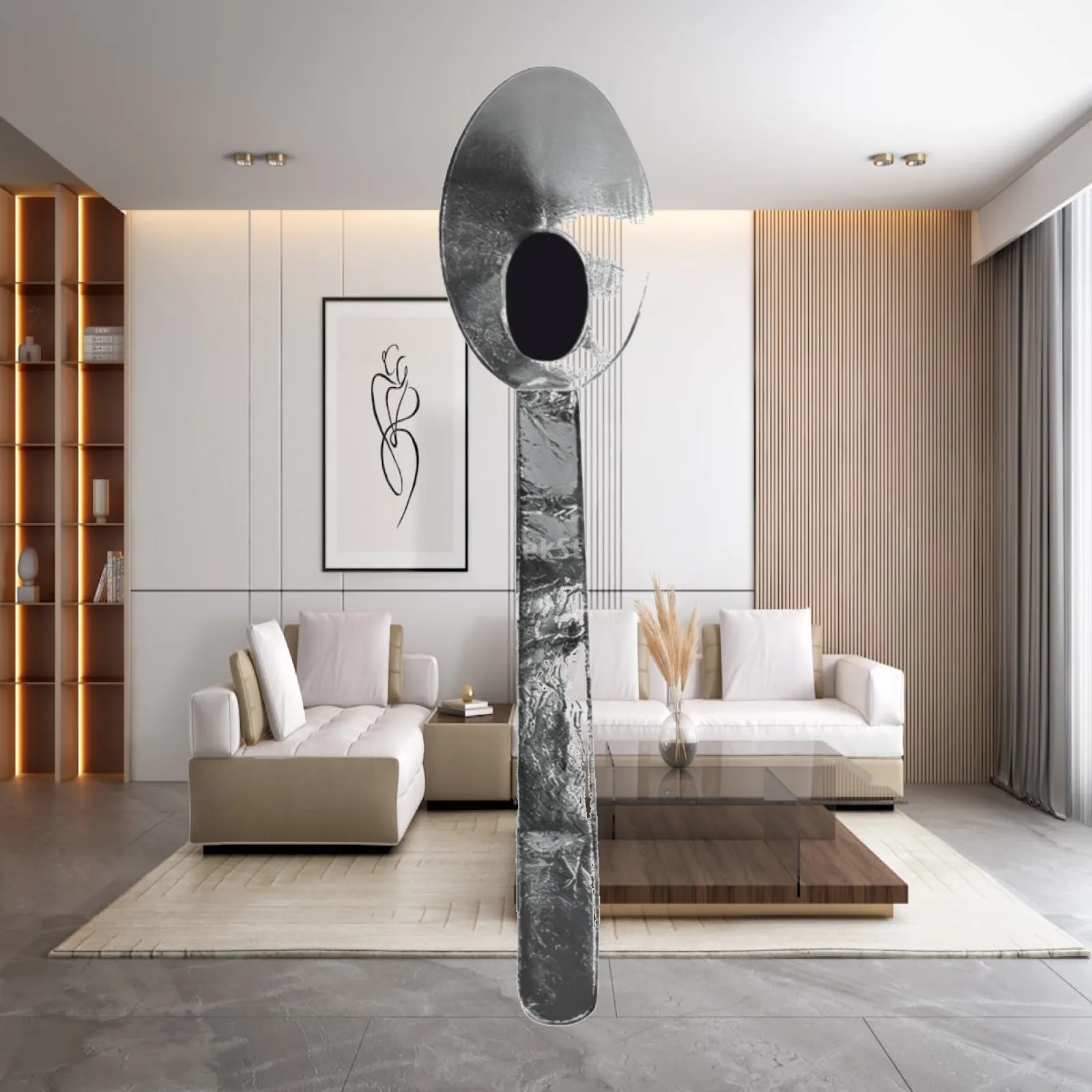 Funny Silver Spoon Halloween Party Costume for Adults Lightweight Cosplay Outfit with Face Opening for Themed Events
