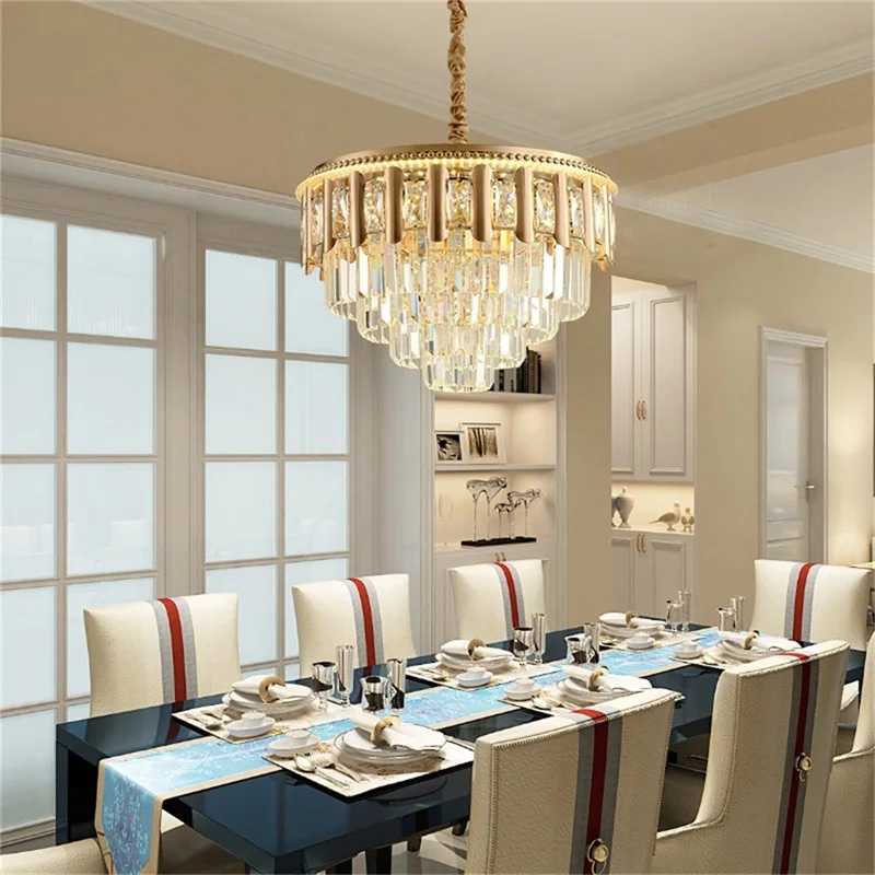 TINNY Ceiling Light Modern Luxury Crystal Lamp Fixtures LED Home For Dining Room Decoration