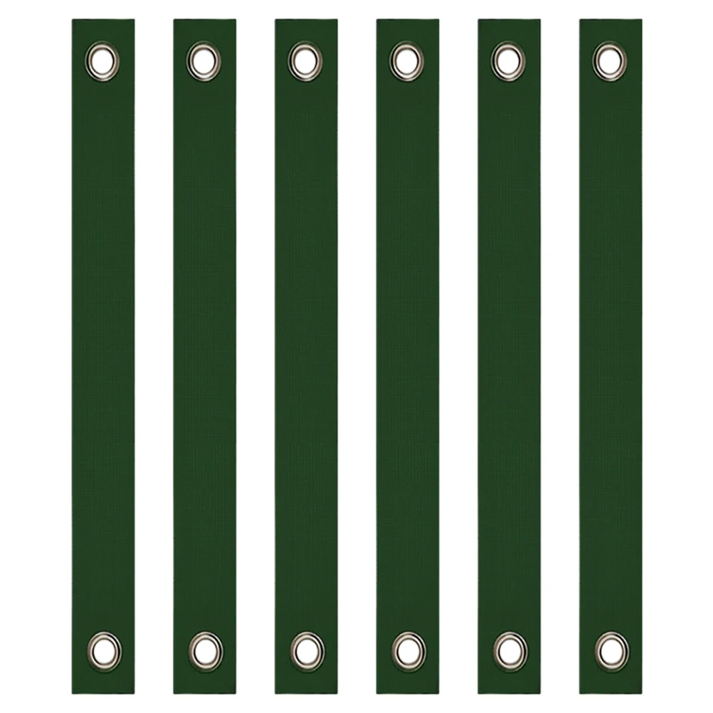 

6 Pcs Tree Support Straps Sapling Belts Green Nylon for Staking Plants Branch Fruit Trees Garden Stake Ties Outdoor