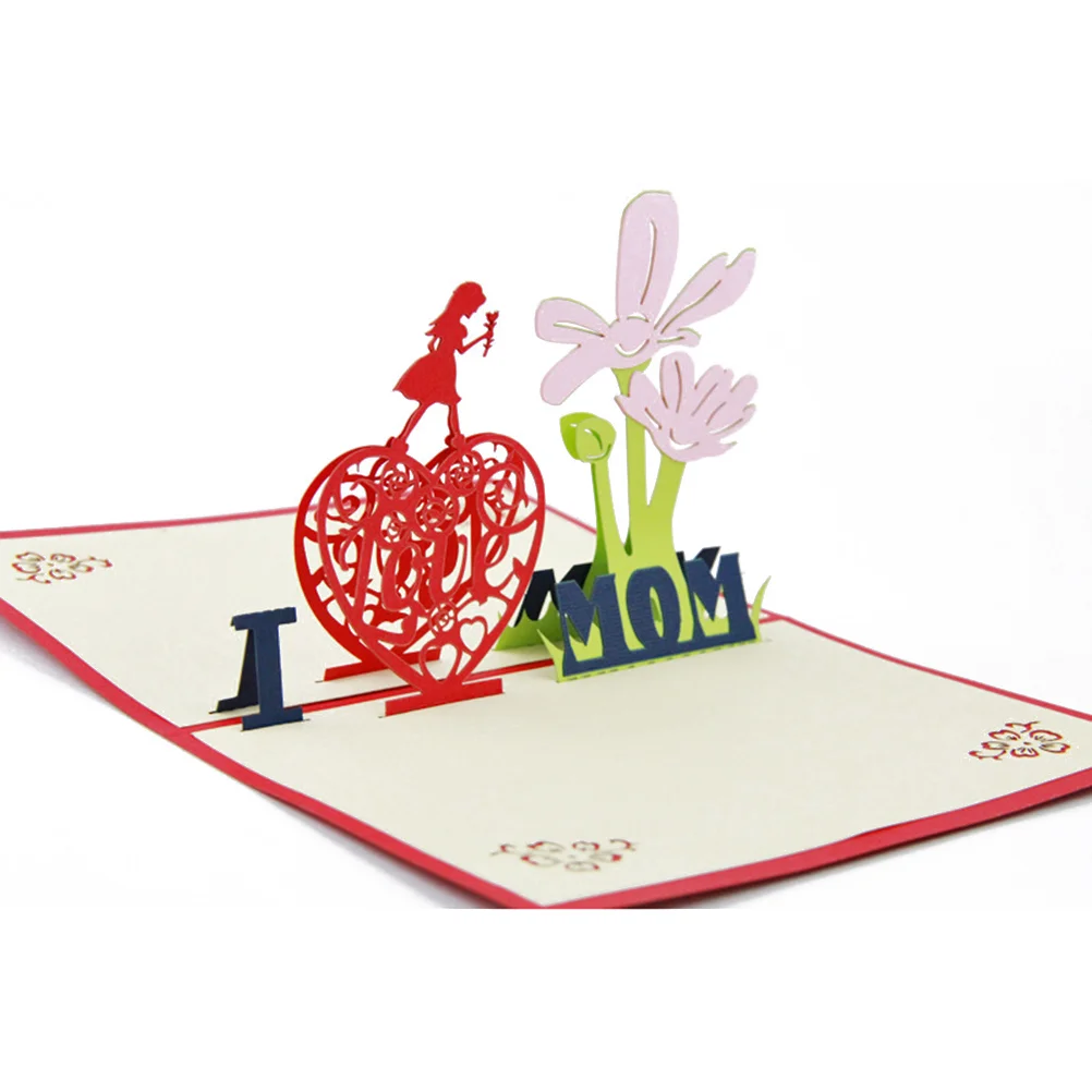 3D Up Greeting Handmade Gift for Mother's Day Up Cards Greeting Cards 3D Greeting Cards Gift Cards Mother Day Cards