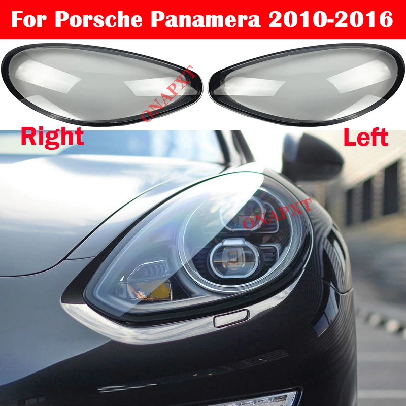 

Автомобильный головной светильник крышка объектива Стекло оболочки передние фары прозрачный абажур автоматический светильник для Porsche Panamera 2010-2016