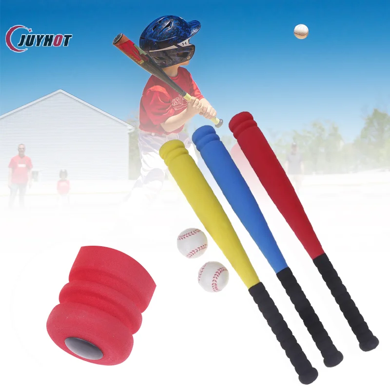 

54CM Children Baseball Bat +2Pcs Balls Set Sponge Baseball Toy For Youth Kids Outdoor Sports Practice Batting Game