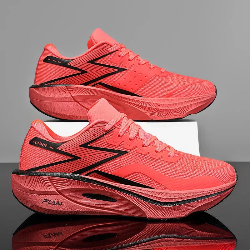 

Carbon Plate Marathon Men Sports Running Shoes Air Cushion Lightweight Women Athletic Sneakers Training Jogging Hiking Footwear