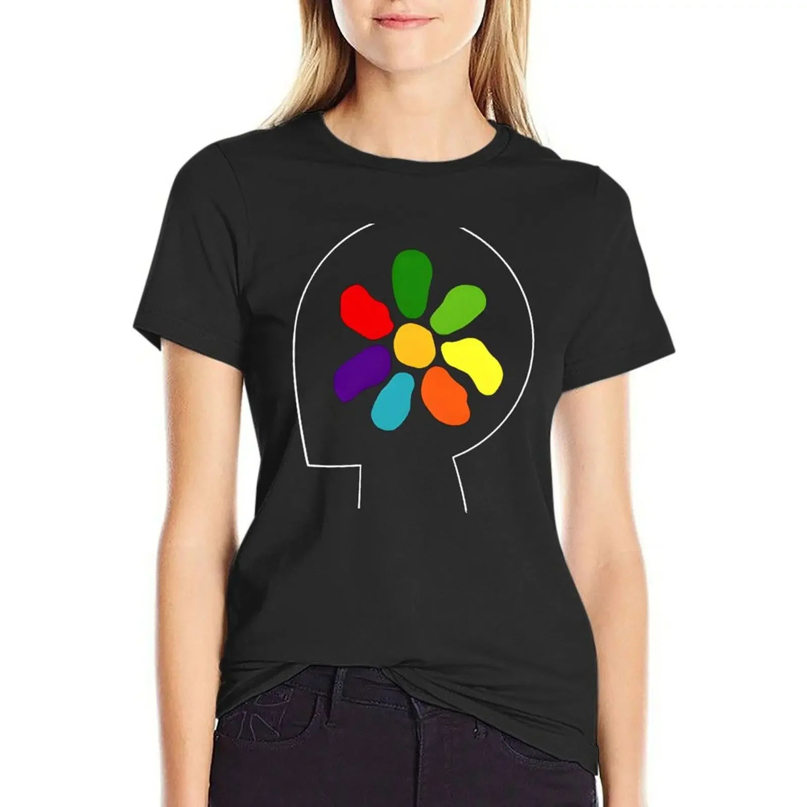 

Album the colours of you T-shirt oversized Female clothing Women t shirt