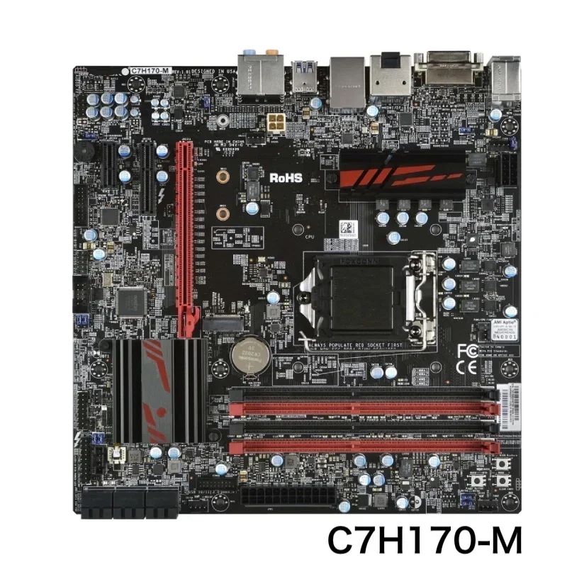 For Supermicro C7H170-M Motherboard LGA 1151 DDR4 Mainboard 100% Tested OK Fully Work Free Shipping