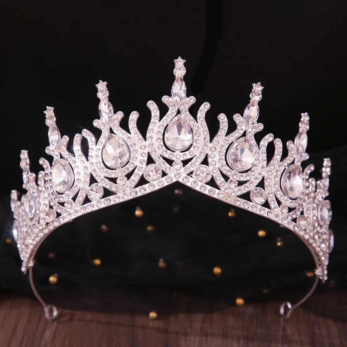 KMVEXO 18 Color Baroque Crystal Princess Crown Bridal Tiaras and Crowns for Women Prom Birthday Wedding Hair Jewelry Party ﻿