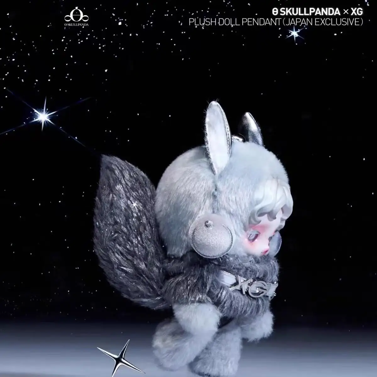 POPMART XG x SKULLPANDA 日本限定版共同ブランドビニール人形