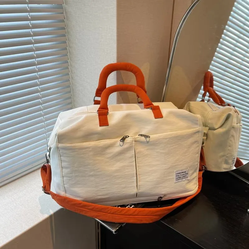 Cross-border Large-capacity Leisure Fitness Bag Women's Wet and Dry Separation Yoga Exercise Lightweight Polyester Expansion