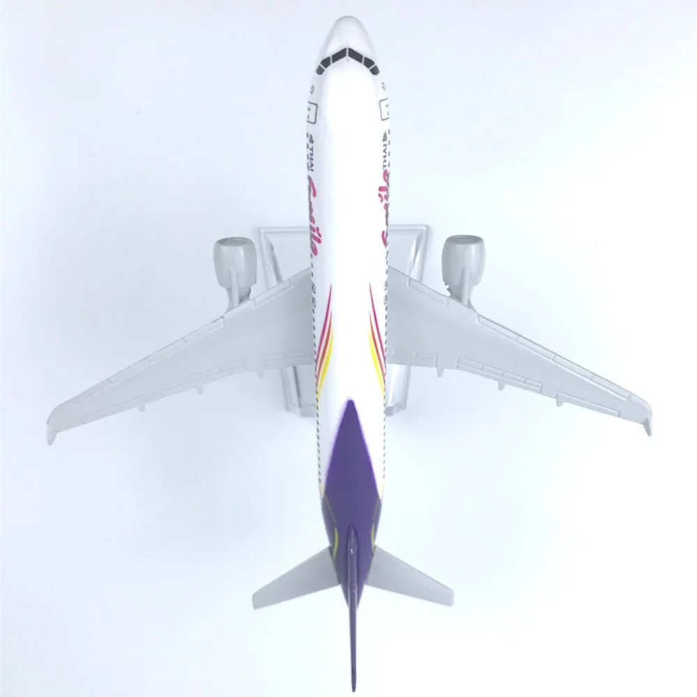 1:400 スケール飛行機 16 センチメートル A320 タイスマイル航空合金金属航空機モデルシミュレーション完成した趣味コレクションおもちゃお土産