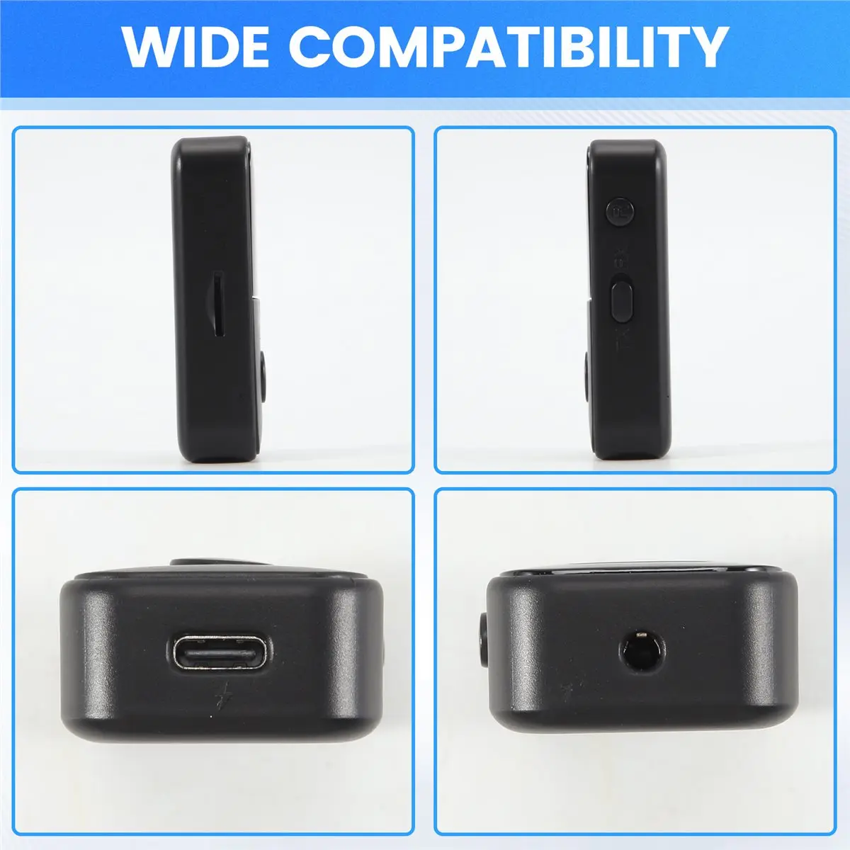 A23G Bluetooth 5.4 Transmitter Receiver Wireless Aux Bluetooth Adapter for TV/Airplane/Car/HiFi/Speaker with Audio Adapter