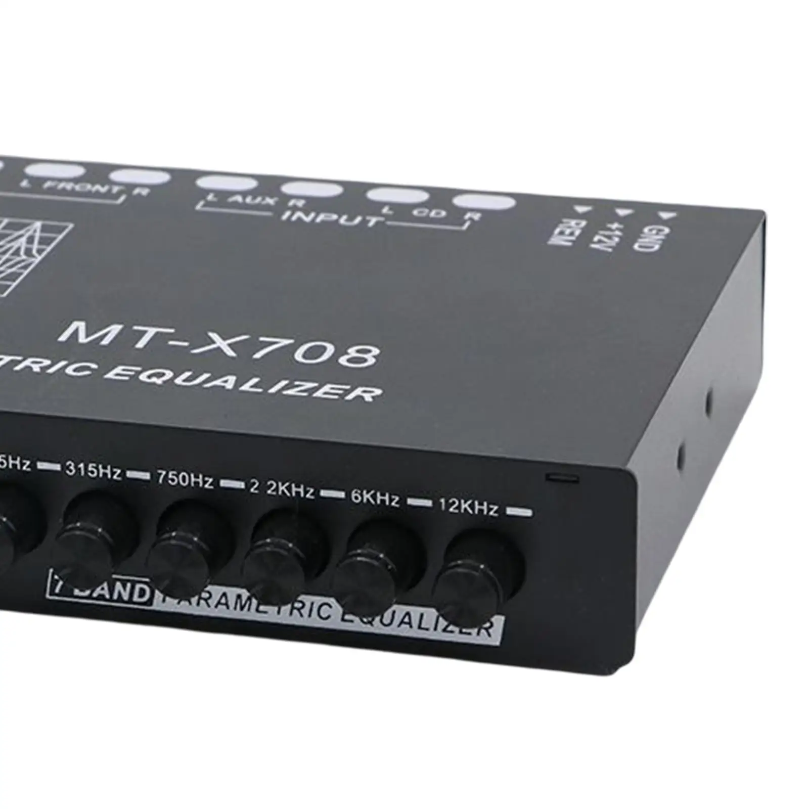 Picture 6: 7 Band Parametric Car Audio Equalizer DC 12V Car Amplifier Graphic Equalizer