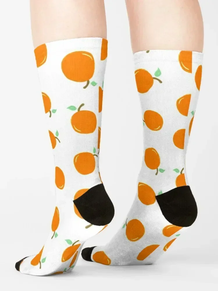 Oranges are Cute Socks luxe Men's halloween floor Women Socks Men's