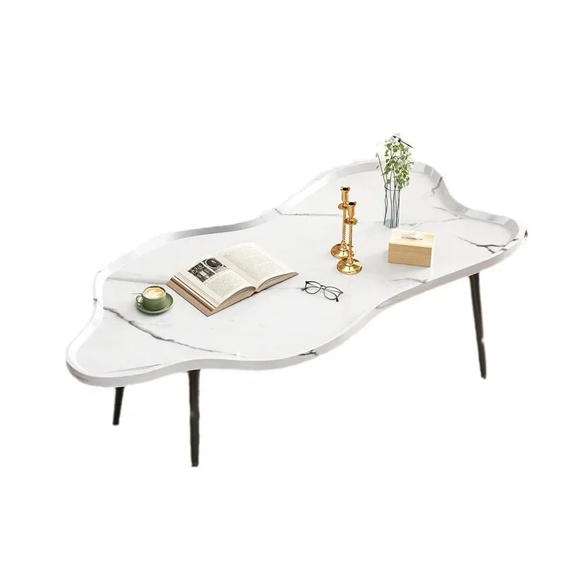 Meja kopi awan ruang tamu rumah meja samping sofa meja modern