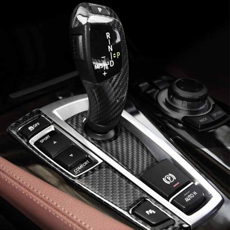 Carbon Fiber For BMW X3 X4 F25 F26 Car Interior Gearshift Air Conditioning CD Panel Door Armrest Cover Trim Stickers Accessories