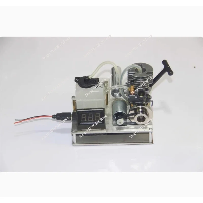 Fuel model of DC generator of DIY miniature mini gasoline engine with methanol engine changed to gasoline