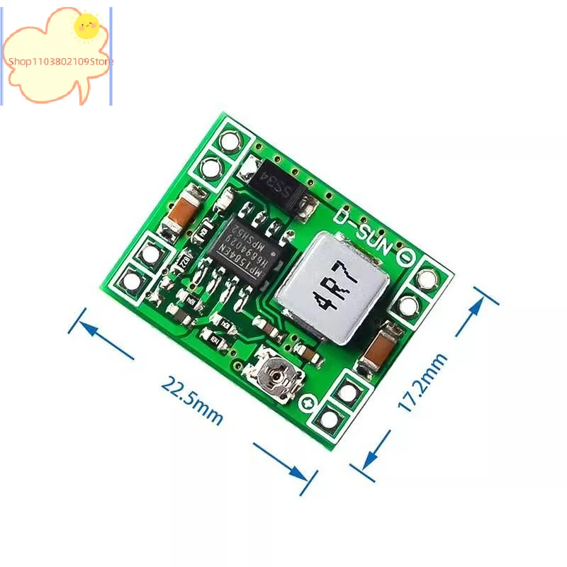 【YH】1Pc Mini 3A Adjustable Step Down Module MP1584EN DC-DC Step Down Converter 4.5-28V To 0.8-20V Voltage Regulator Power Supply