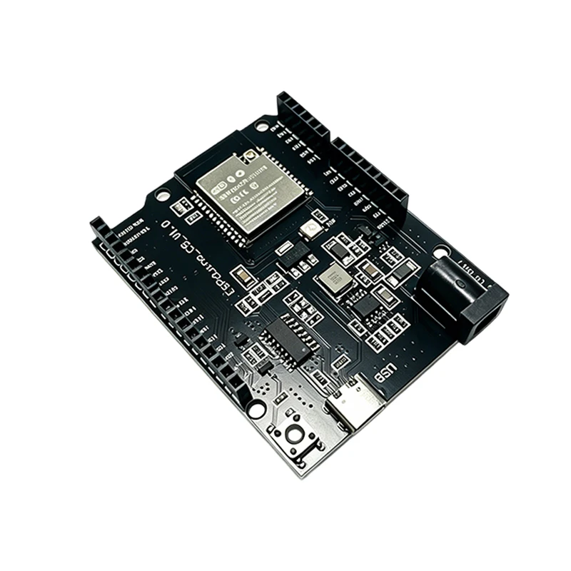 ESP32-C5 UNO Development Board Wi-Fi 6 Bluetooth 5 Dual Wireless Module Type-C USB CH340 Chip UNO Standard GPIO Layout DC Power