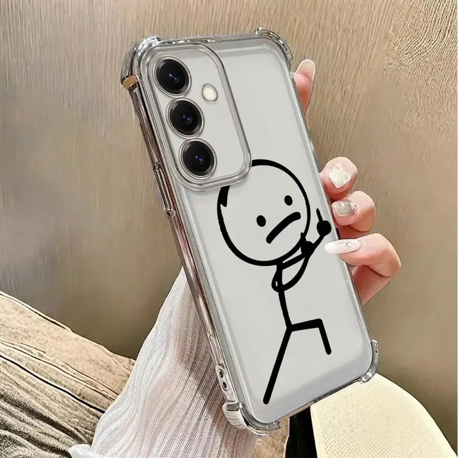 حافظة لهاتف سامسونج جالاكسي A52 A17 A15 A13 A25 A16 A26 A24 A35 A36 A33 A21s غطاء ناعم