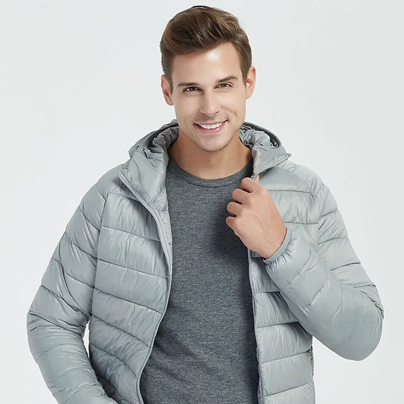 Mrmt 2024 brandneue Herren Baumwoll jacke Mode Baumwoll jacke Herren leichte kurze Kapuzen Baumwoll jacke