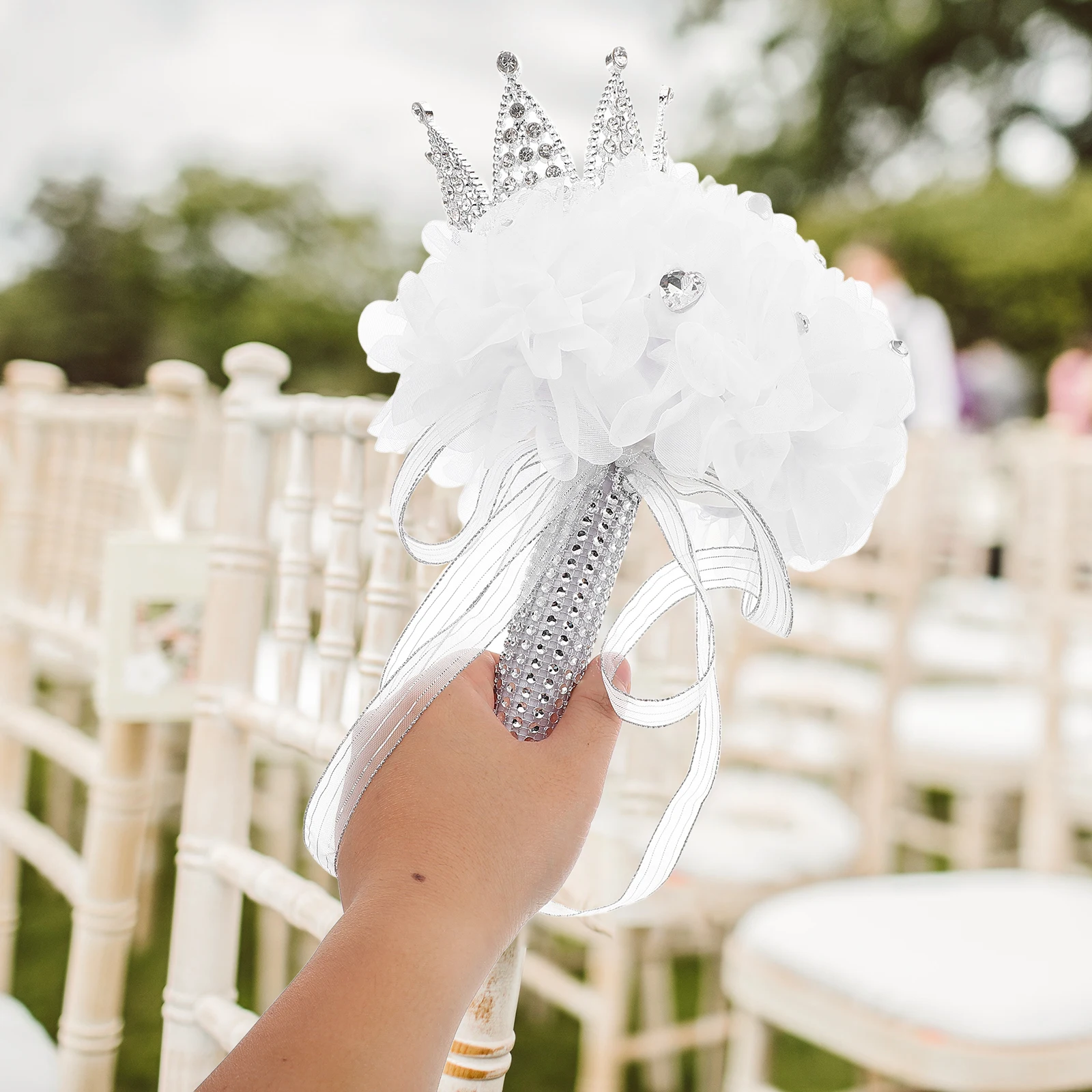 

Bridal Bouquet Wedding Flowers Bridesmaids Bouquets Simulation Boho Supply Faux Flowers Prom Realistic Elegant Design Outdoor