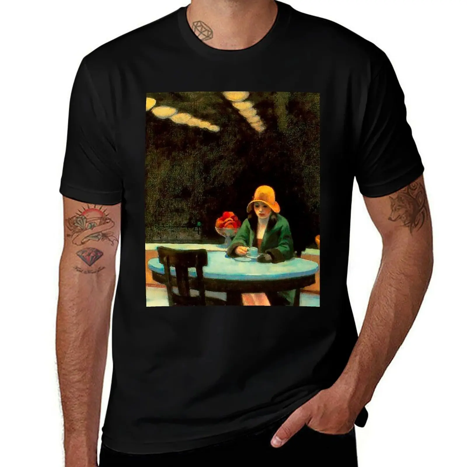

Automat by Edward Hopper T-Shirt Sport Basic Moisture Wicking Tee