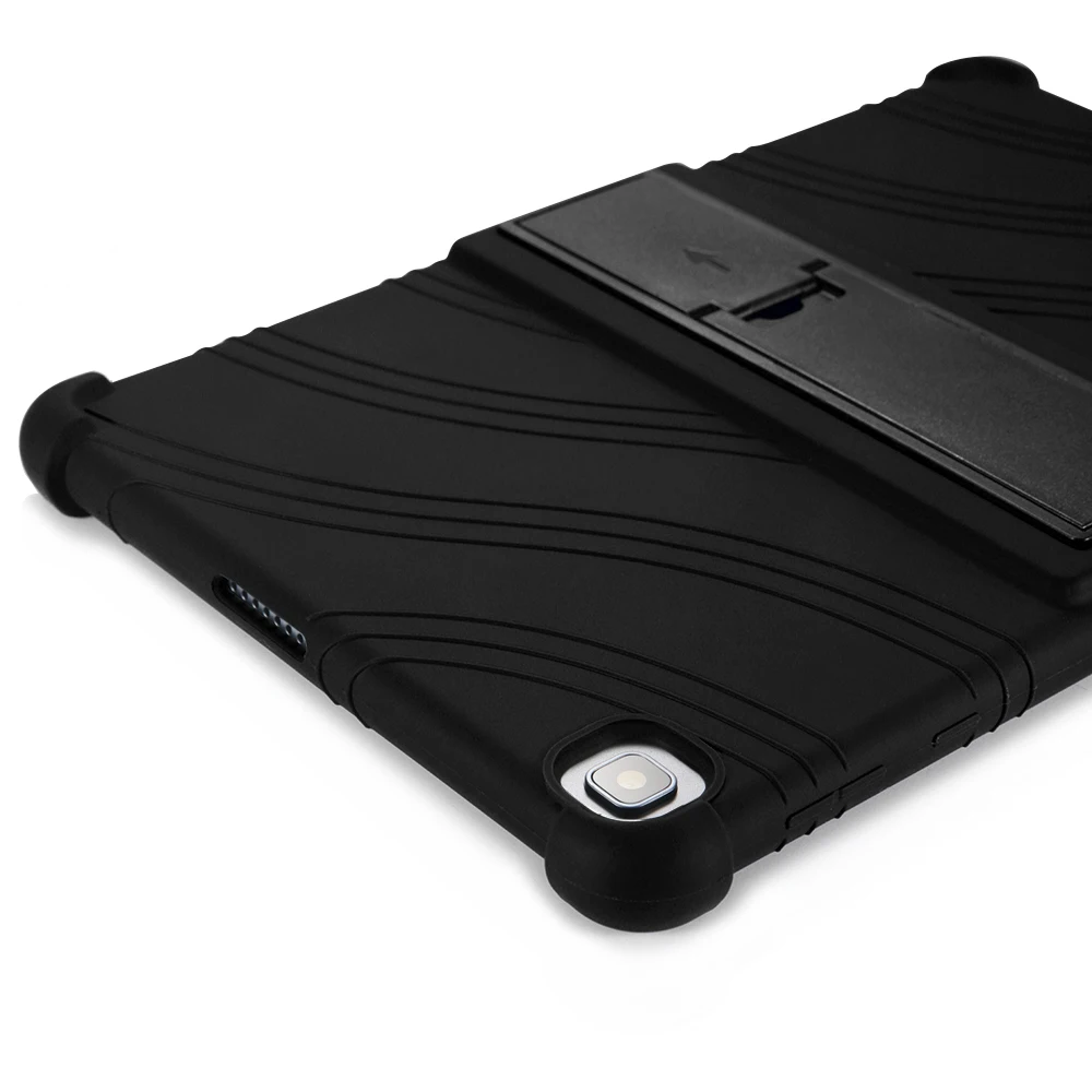 Capa de silicone macio para huawei honor mediapad t3 8.0, kb-w09, ags-l09, m5, 10,1 polegadas, à prova de choque, com suporte para crianças