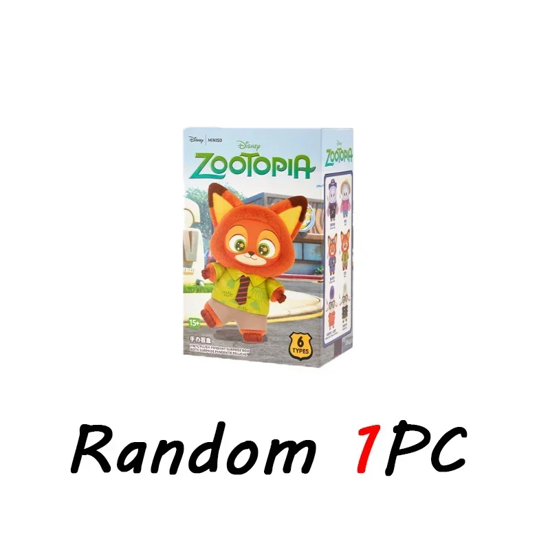 2025*Zootopia Plüsch Vinyl Puppe Blind Box Nick Judy Action Figure Cartoon Sammlung Geburtstag Geschenk Urlaub Geschenke
