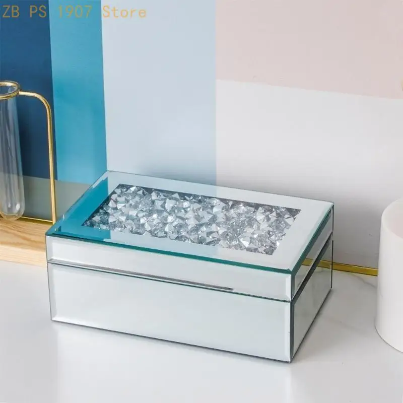 Storage Box Elegant Jewelry Packaging Box Elegant Jewelry Case for Jewelry Rings 55KA