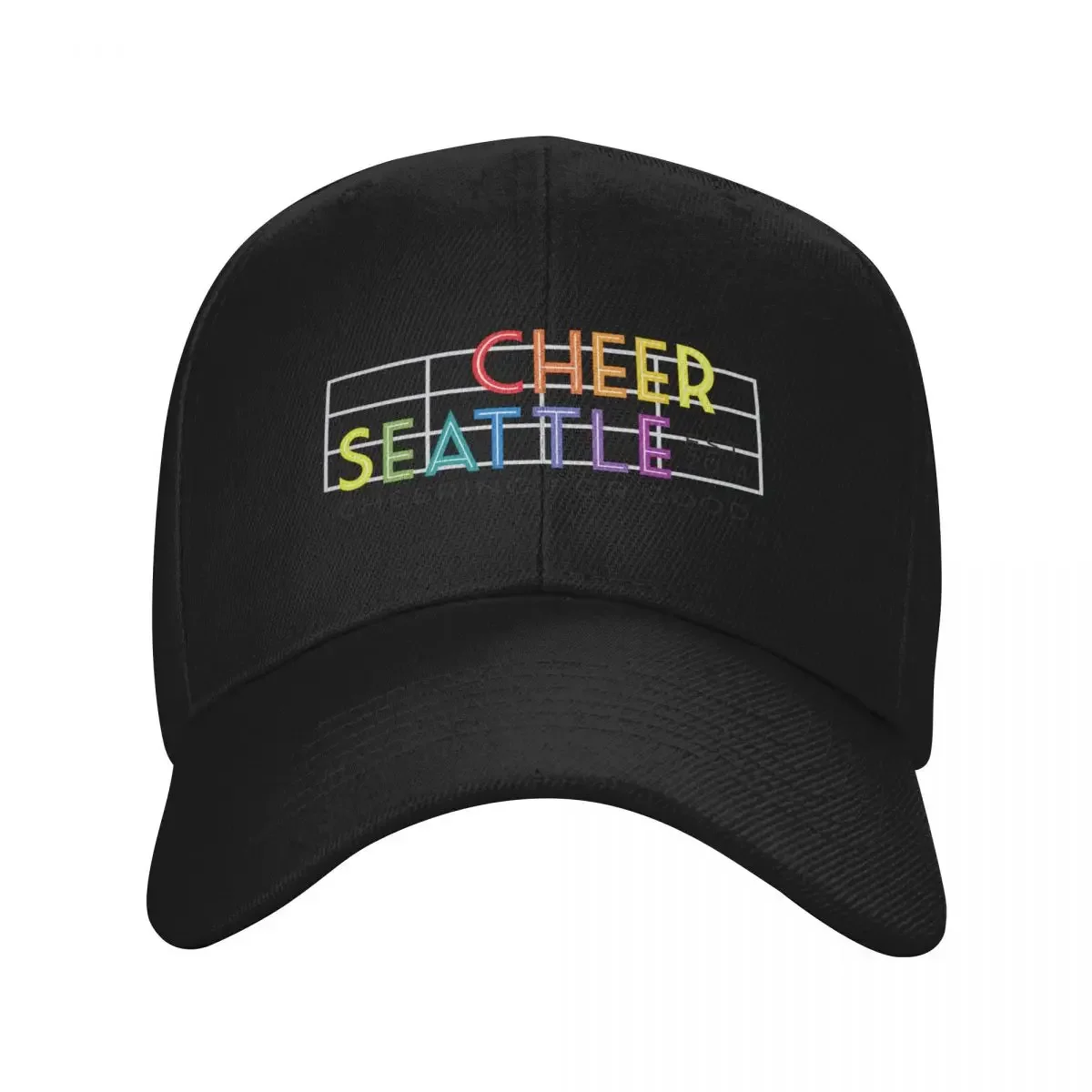 

Cheer Seattle Pride - Pike Place Baseball Cap Cosplay Hat Luxury Brand Rave sun caps For Girls Men's