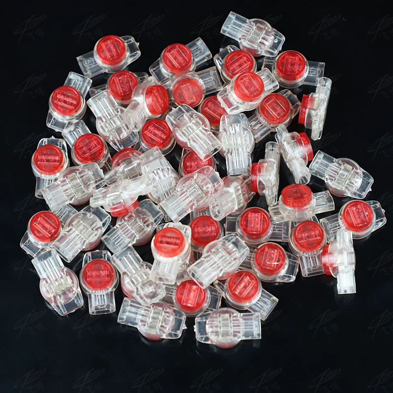 50pcs Rj45 Connector Crimp Connection Terminals K1 K2 K3 Connector Waterproof Wiring Ethernet Cable Telephone Cord Terminals