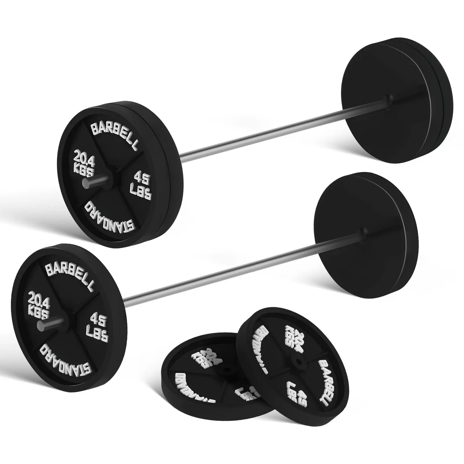 

2 pcs Mini Barbell Pen Holder Desk Toy Sturdy Fitness Gym Equipment Workout Accessory Weightlifting Decor Ornament