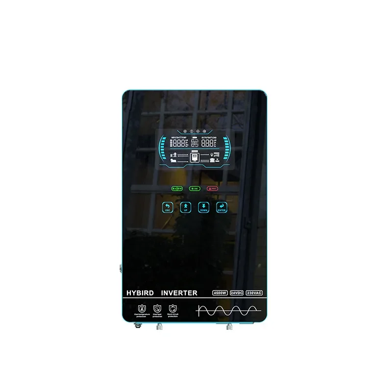 For 4KW 110V Solar Off Grid Hybrid Inverter DC24V Built in 140A MPPT Integrated Power System for American Standard Home Use