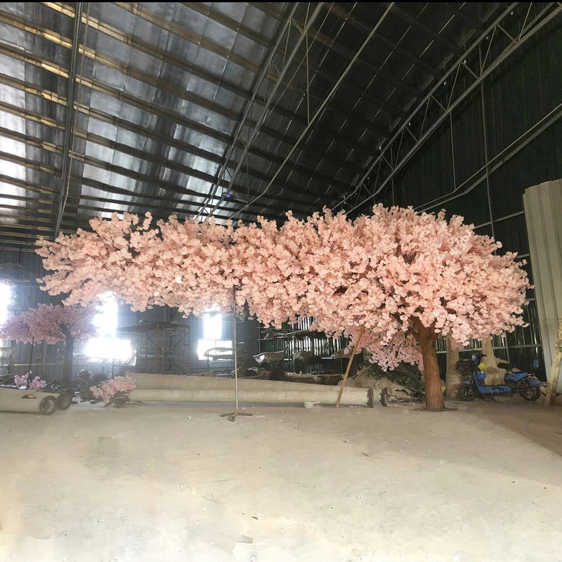 Custom 6Meter Long Branch Wedding Decorative Artificial Cherry Blossom Sakura Flower Trees Plant