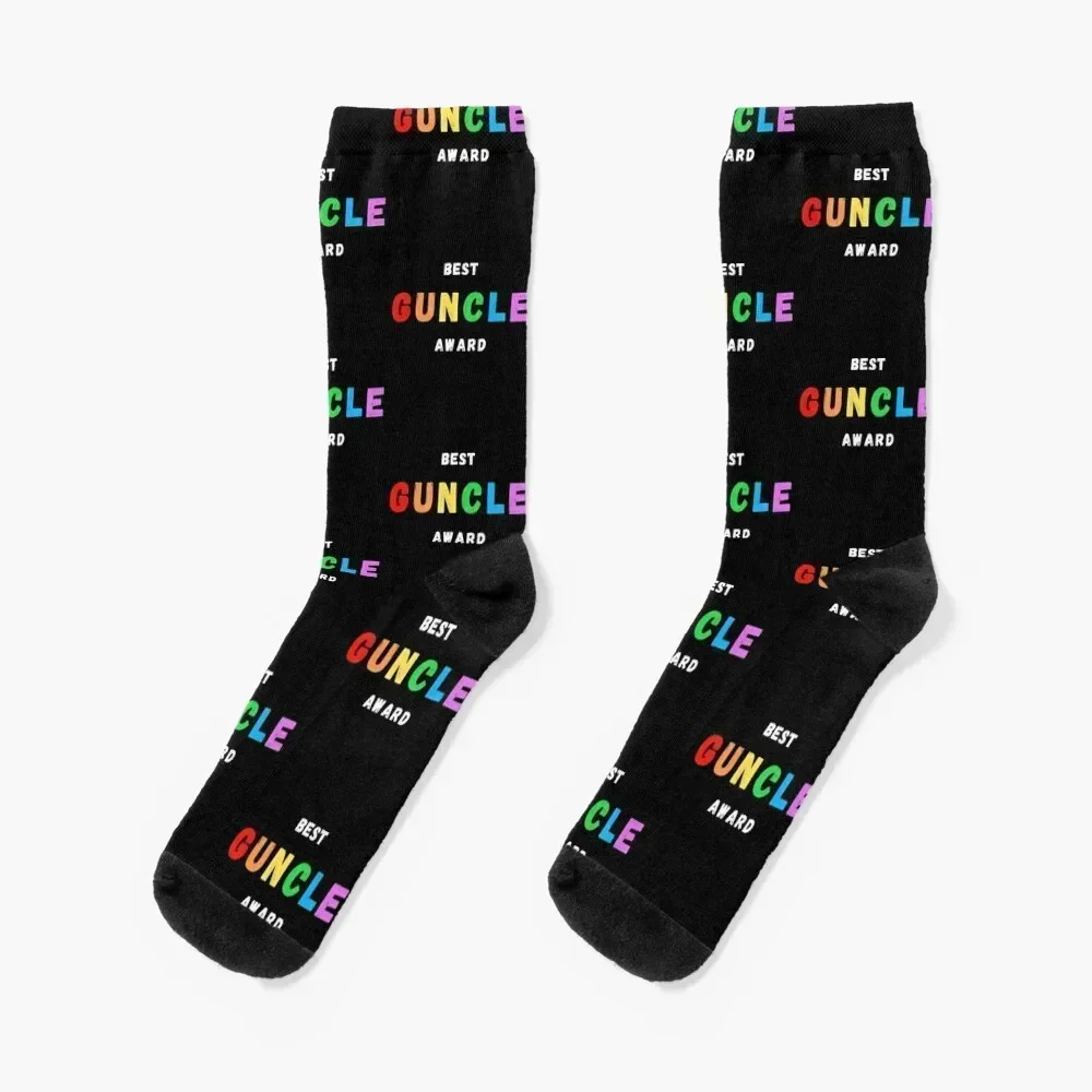

best guncle award Socks valentine gift ideas Run snow winter gifts Mens Socks Women's