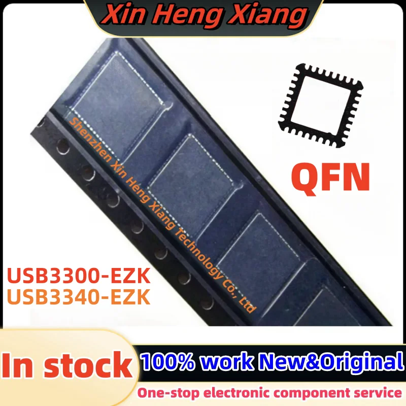 

(10pcs)USB3340 USB3300 3300-EZK 3340-EZK USB3300-EZK USB3340-EZK USB3300-EZK-TR USB3340-EZK-TR QFN-32 Chipset