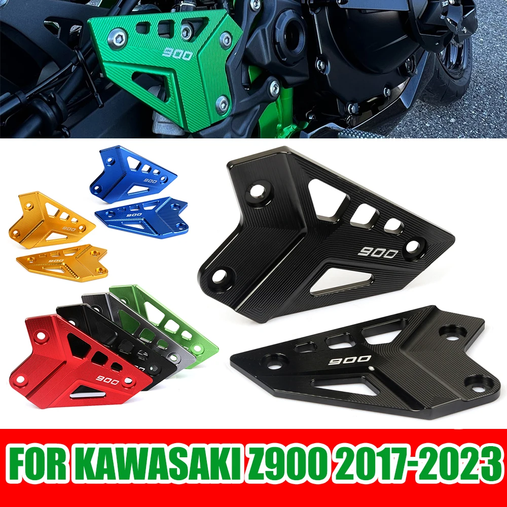 

FootPeg Footrest Rear Set Heel Plates Guard Protector For KAWASAKI Z900 Z 900 2017 - 2023 2022 2021 2020 Motorcycle Accessories