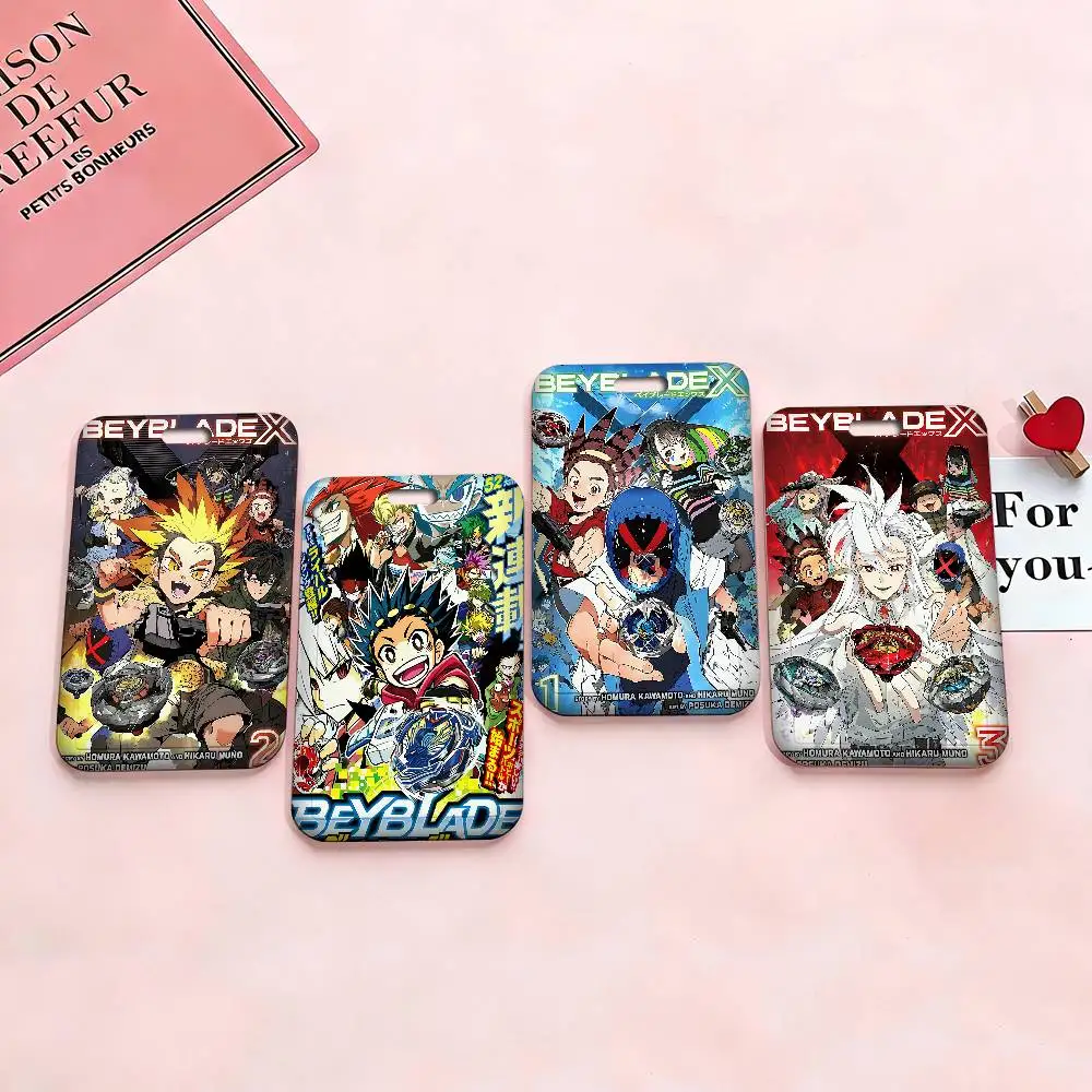 

Держатель для ID-карт B-Beyblade X Classic с ремешком на шею, чехол для кредитных карт, держатель для пропусков, подарок