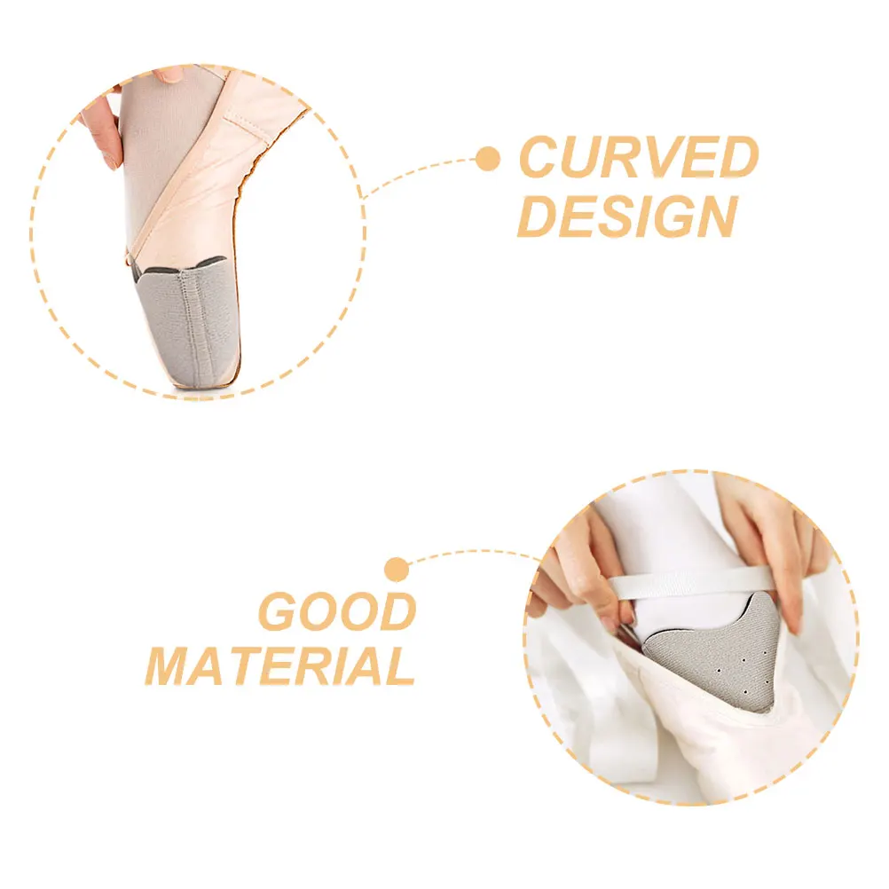 

Ballet Shoes Toe Pads High Heeled Protector Breathable Pointe Anti-friction SBR Flexible Sleeves Foot