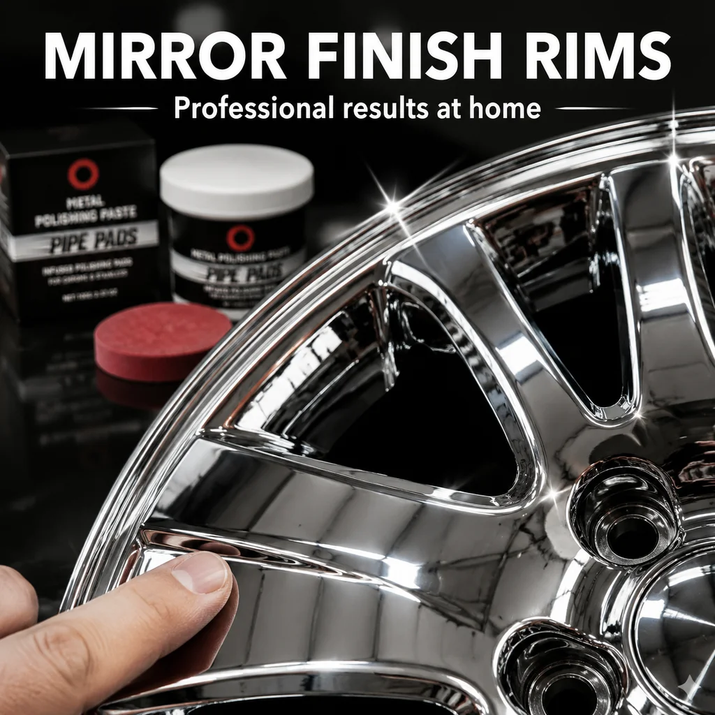 Metal Polishing Cream Kit Chrome Cleaner Polish Stainless Steel Polish Paste Auto Metal Scratch Remover Care Set 100g Autocare