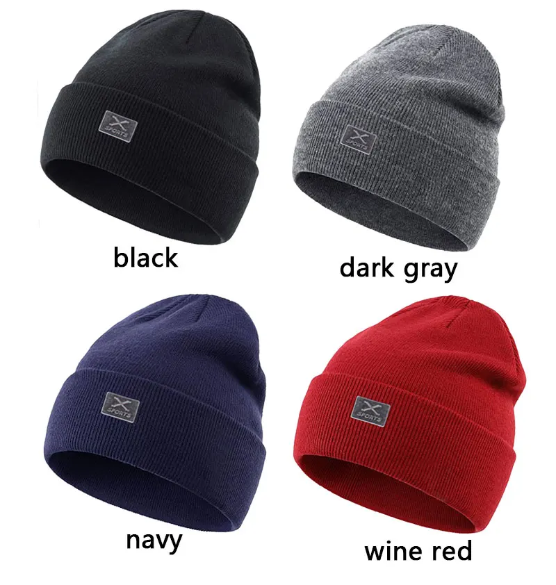 Skullies Beanies Herren Strickmütze Damen Wintermützen für Herren Beanie Mütze Herbst Beany Gabriпка Cristiano Homme Gorro Gabriпка Bonnet Caps – Detail 2