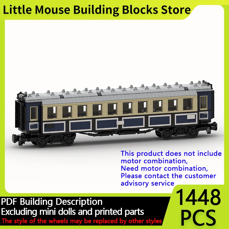 

Модель городской автомобиль MOC, строительные кирпичи, железная дорога, баварский экспресс-поезд, модульная технология, подарки, праздник, сборка, детские игрушки, костюм