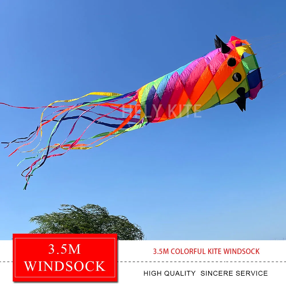 

New Arrival 3.5M Kite Windsock Tail for Audlts High Quality Spin Tail