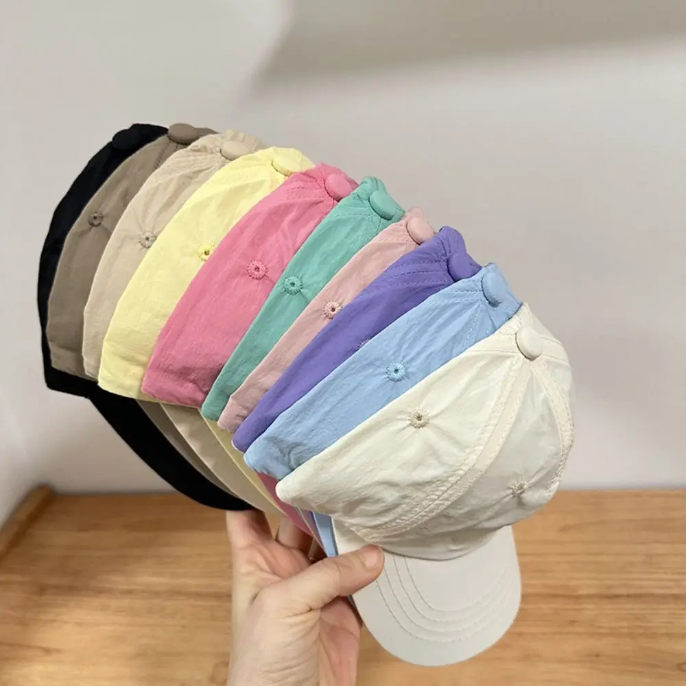 

Детская бейсболка с вышивкой буквы M, быстросохнущая, дышащая, солнцезащитная, в конфетных цветах, для подростков, уличная мода