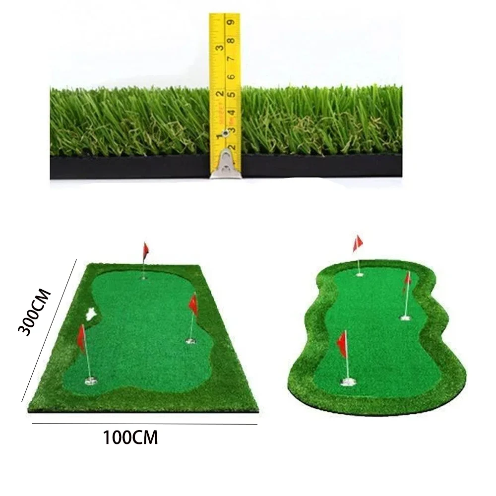 PGM  Indoor Golf Putting Green 100x300cm Indoor Outdoor Training Putter Mat Practice Putting Green for Home Use GL006