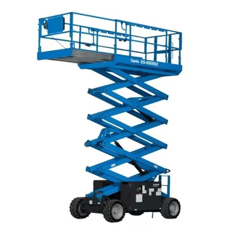 

Self-propelled Scissor Lift Rough Terrain Diesel Hydraulic Manned Elevator Driven Mini Electric Scissor Lift Table 100kg