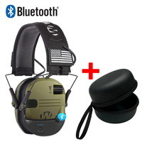 Tactical Shooting Earmuff Headsets Bluetooth 5.1 Hearing Protection Headphone 23dB NRR Safety Noise Reduction Ear Muffs Foldable