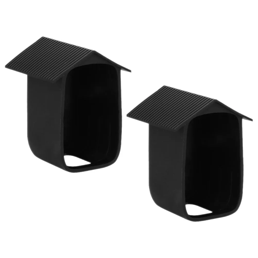 

2pcs Waterproof Camera Cover Outdoor Security Camera Protector Weatherproof Housing Shield For Rain Sun Scratch Protection